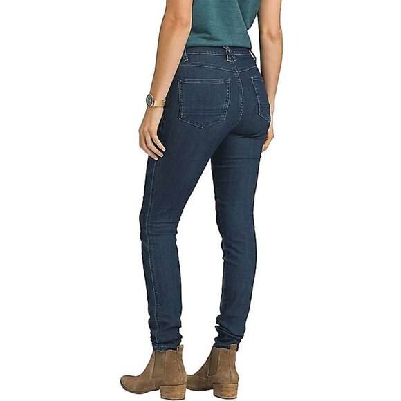PrAna Oday Indigo Jeans Size 2/26 Short Rare Style Not Made Anymore - Picture 3 of 12